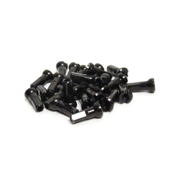 Sapim nipple polyax Ergal nero 12mm